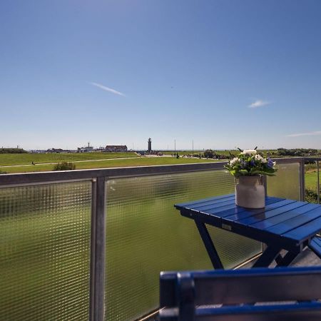 Deichknutt Himmel - Mit Hafen Und Meerblick Juist Exterior photo