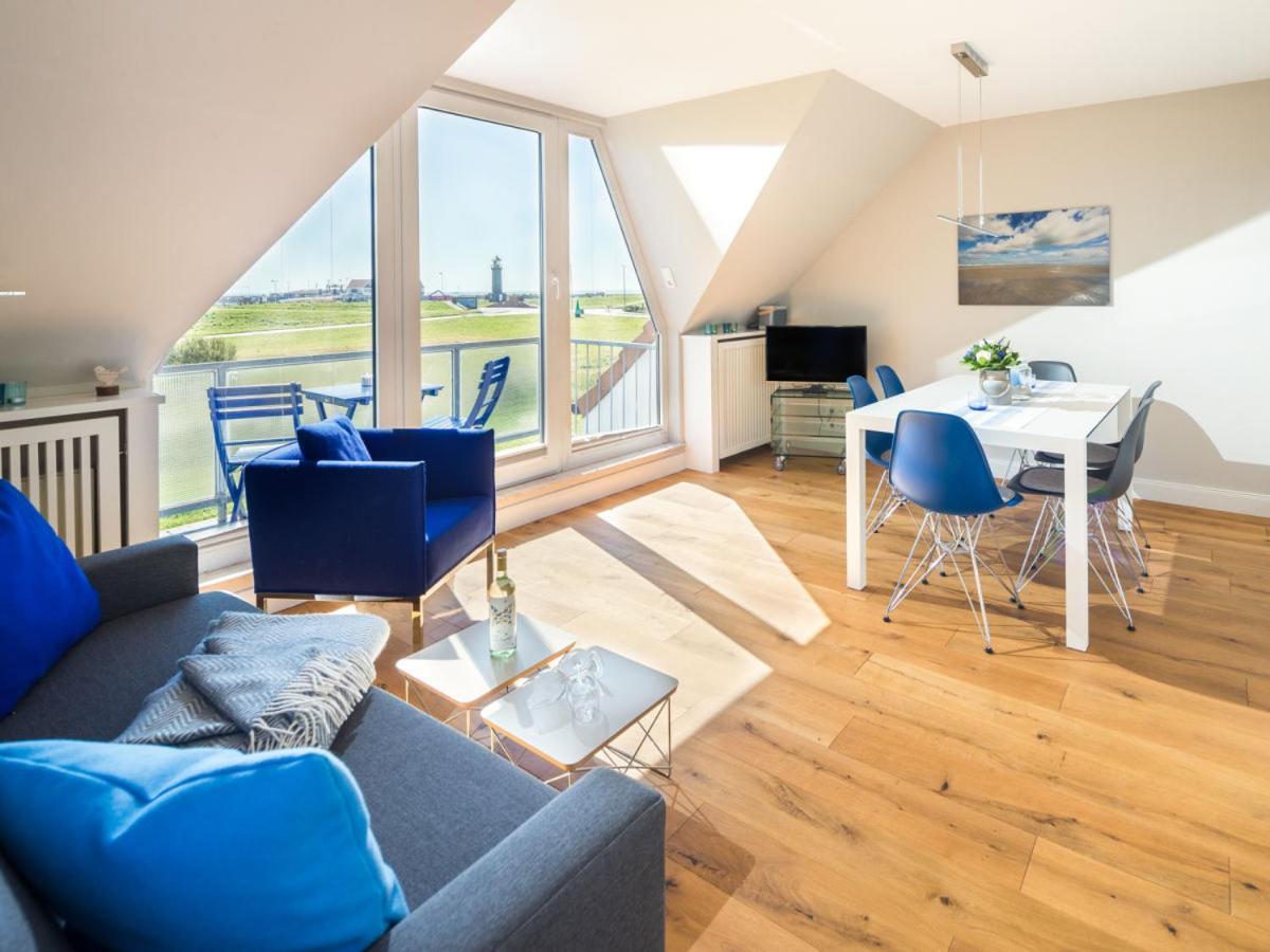 Deichknutt Himmel - Mit Hafen Und Meerblick Juist Exterior photo